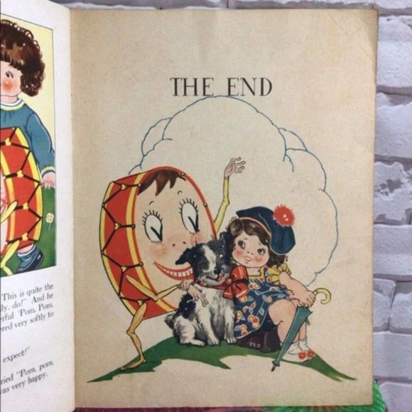 ANTIQUE The Runaway Doll & Drum By Bert Delevy Antique First Edition 1920's - Picture 6 of 10